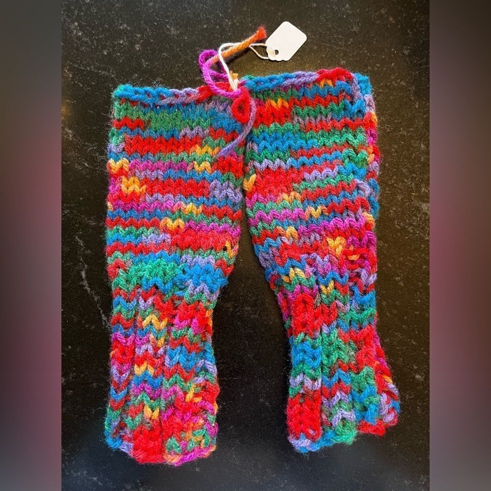 One of a kind- LIMITED EDITION Knit Hand Arm warmers Fingerless gloves mittens